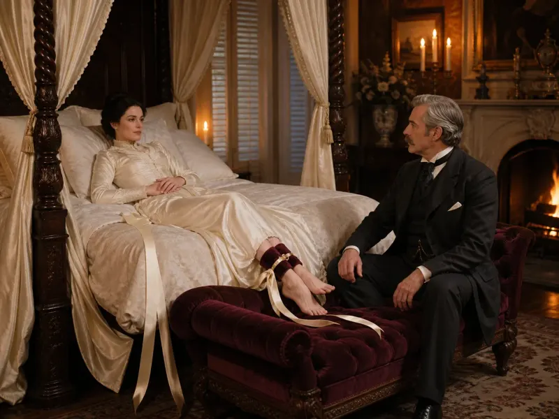The Lower Arrangement with the Marquis attending in the grand master bedroom.